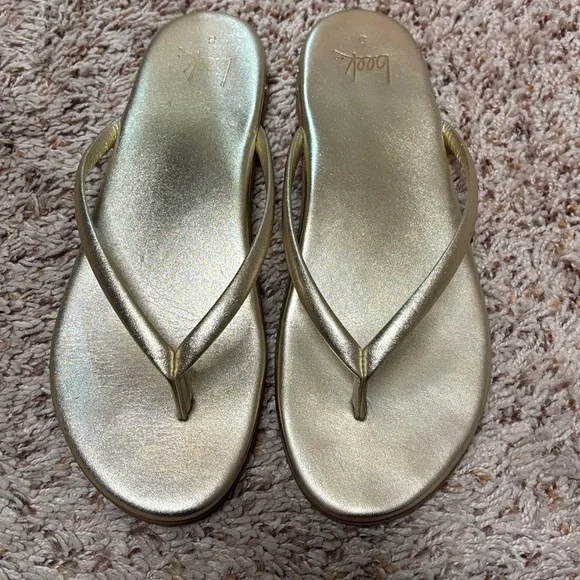 beek Metallic Gold Sandals - Picture 2 of 4